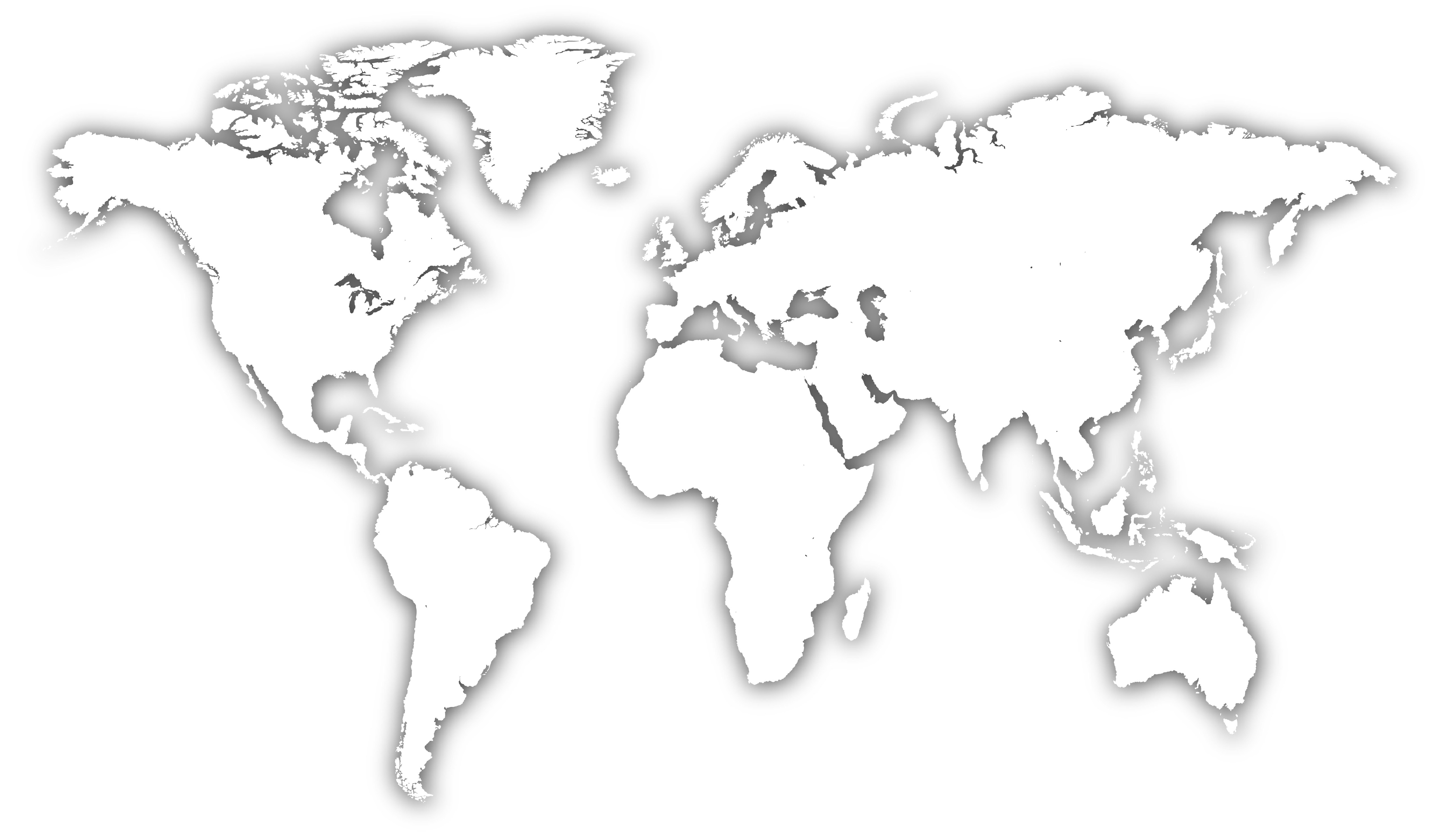 Контурные карты частей света. Силуэты континентов.